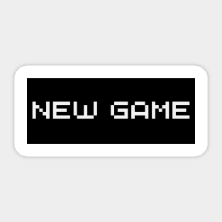 New game Sticker